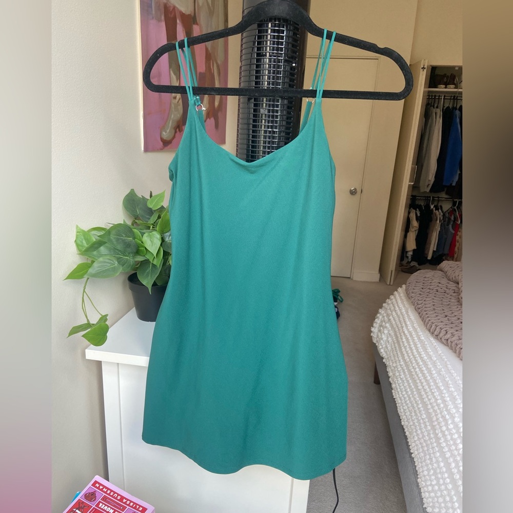 Abercrombie Green Traveler Mini Dress